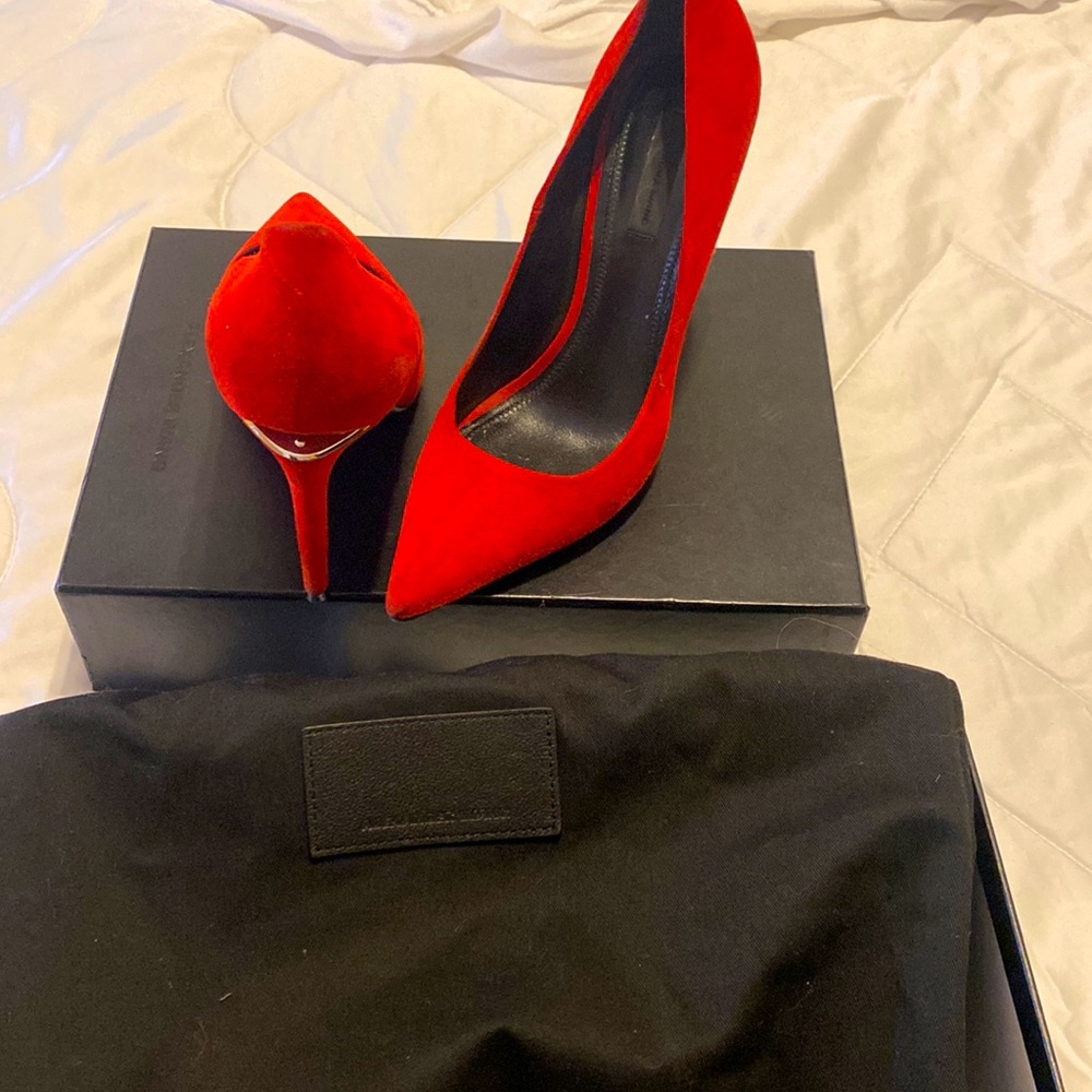 Alexander wang red shoes size 38